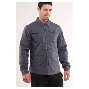 New! LULULEMON • 180 Reversible Shirt Jack in Dark Slate